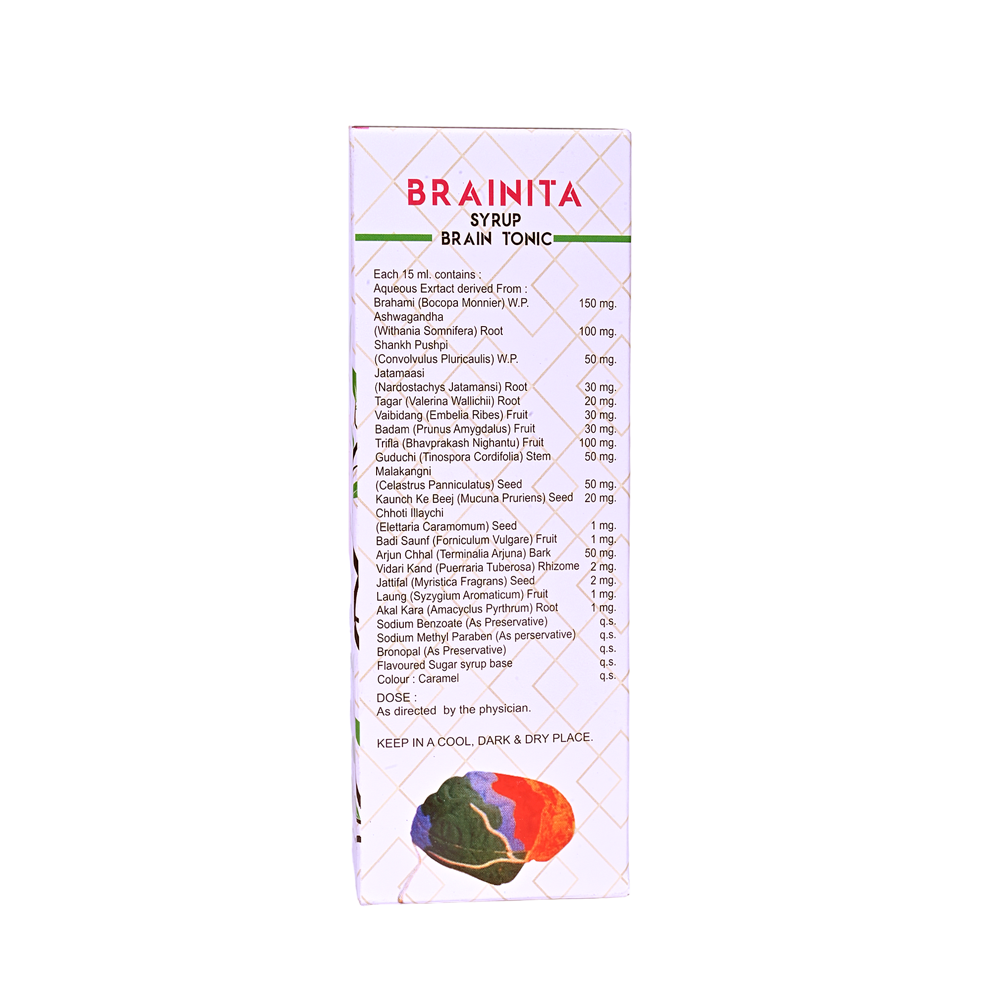 Brainita Syrup Natural Tonic For Memory Enhancer..Brain Booster Syrup for Kids | Concentration | Enhance Cognitive Functioning | Support Memory |Pack of 2 x 200 ml