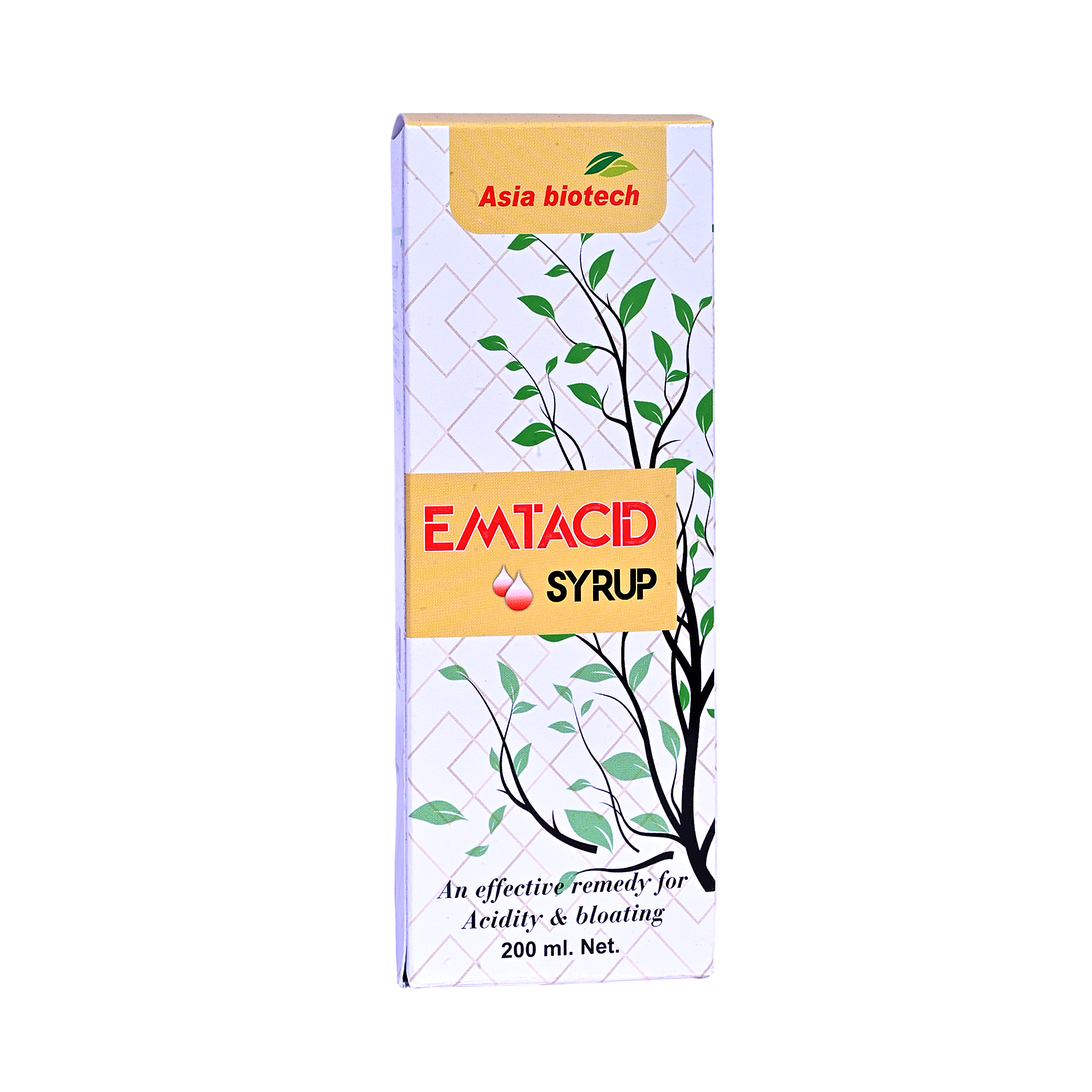 Emtacid Syrup | | Complete Relief from Acidity, Gases, Indigestion, and Constipation | Ayurvedic Medicine for Acidity | Pack of 2 x 200 ml