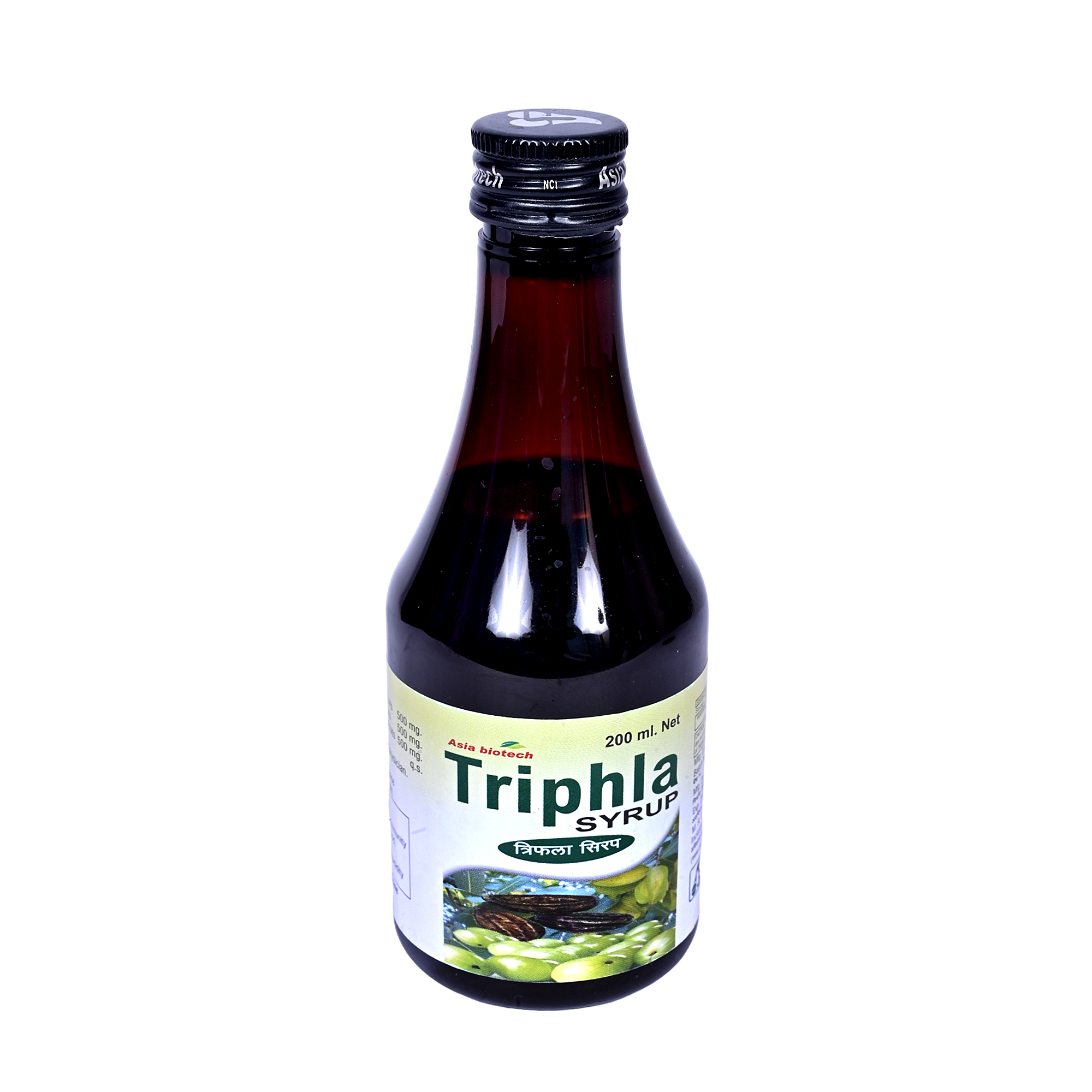 Asia Biotech Triphala Syrup |All-in-one Digestive Care Solution | Long term constipation, digestive problem relief supplement | Improves Gut Health | 100 % Ayurvedic Formula | Pack of 2 x 200 ml