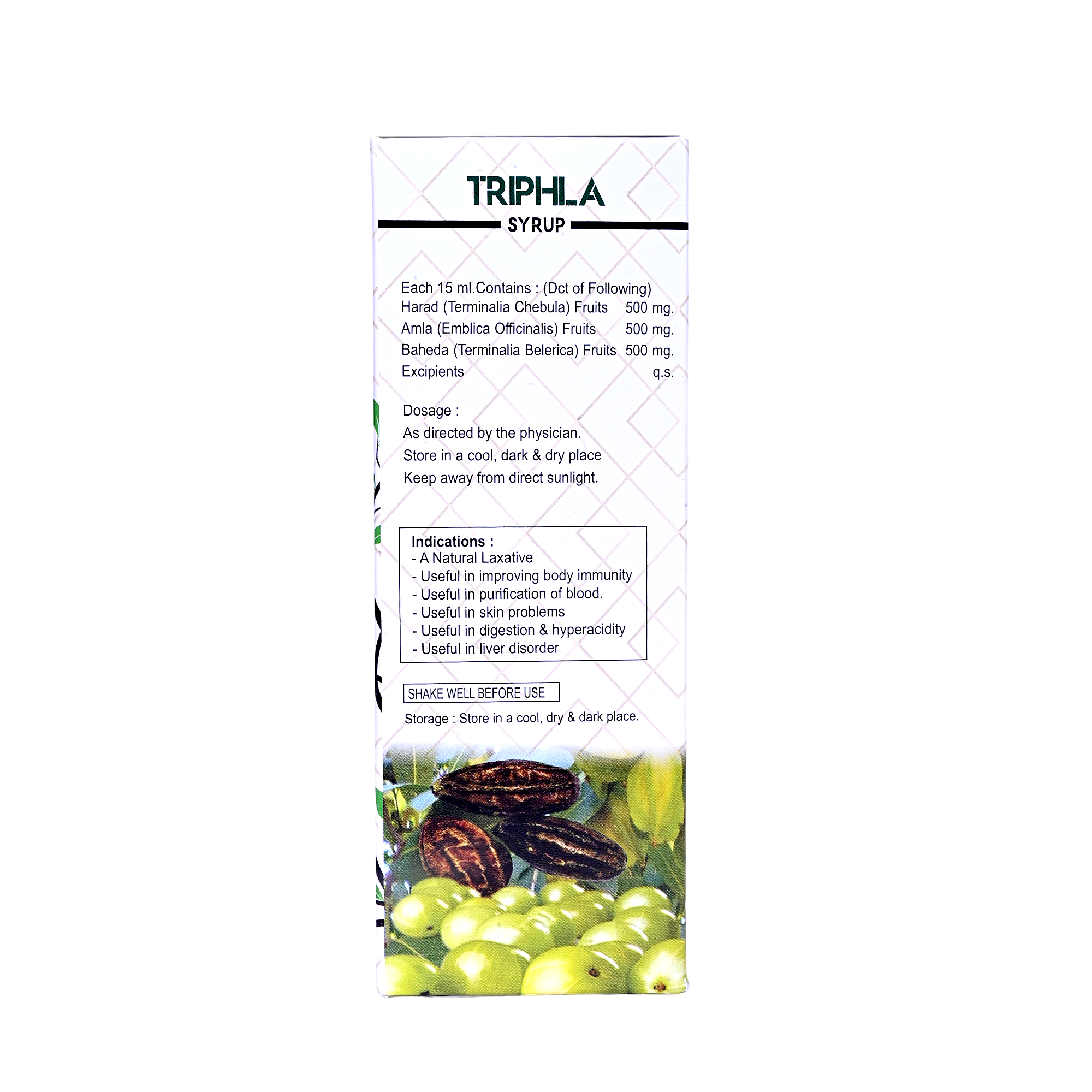 Asia Biotech Triphala Syrup |All-in-one Digestive Care Solution | Long term constipation, digestive problem relief supplement | Improves Gut Health | 100 % Ayurvedic Formula | Pack of 2 x 200 ml