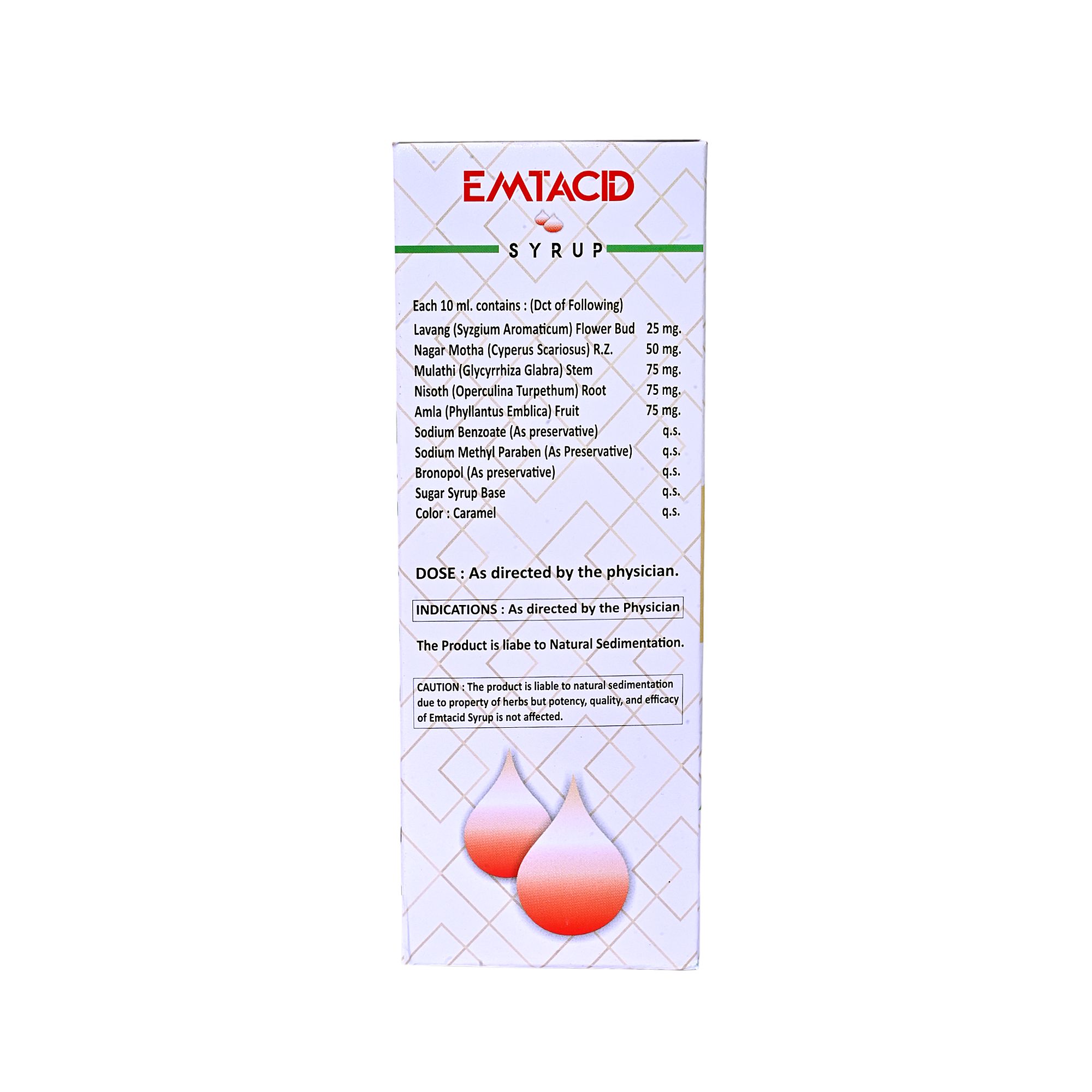 Emtacid Syrup | | Complete Relief from Acidity, Gases, Indigestion, and Constipation | Ayurvedic Medicine for Acidity | Pack of 2 x 200 ml